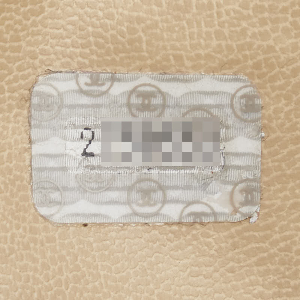 CHANEL Gray Leather Logo Tote Bag - Picture 12 of 14